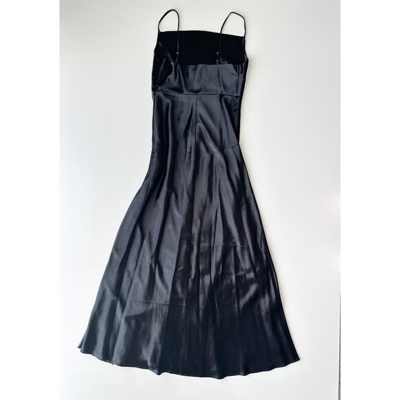 Birdy Grey Black Satin Bridesmaid Dress - Picture 2 of 10